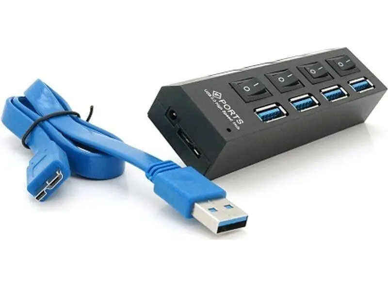 USB-хаб Voltronic YT-3H4S/1TB - фото 3