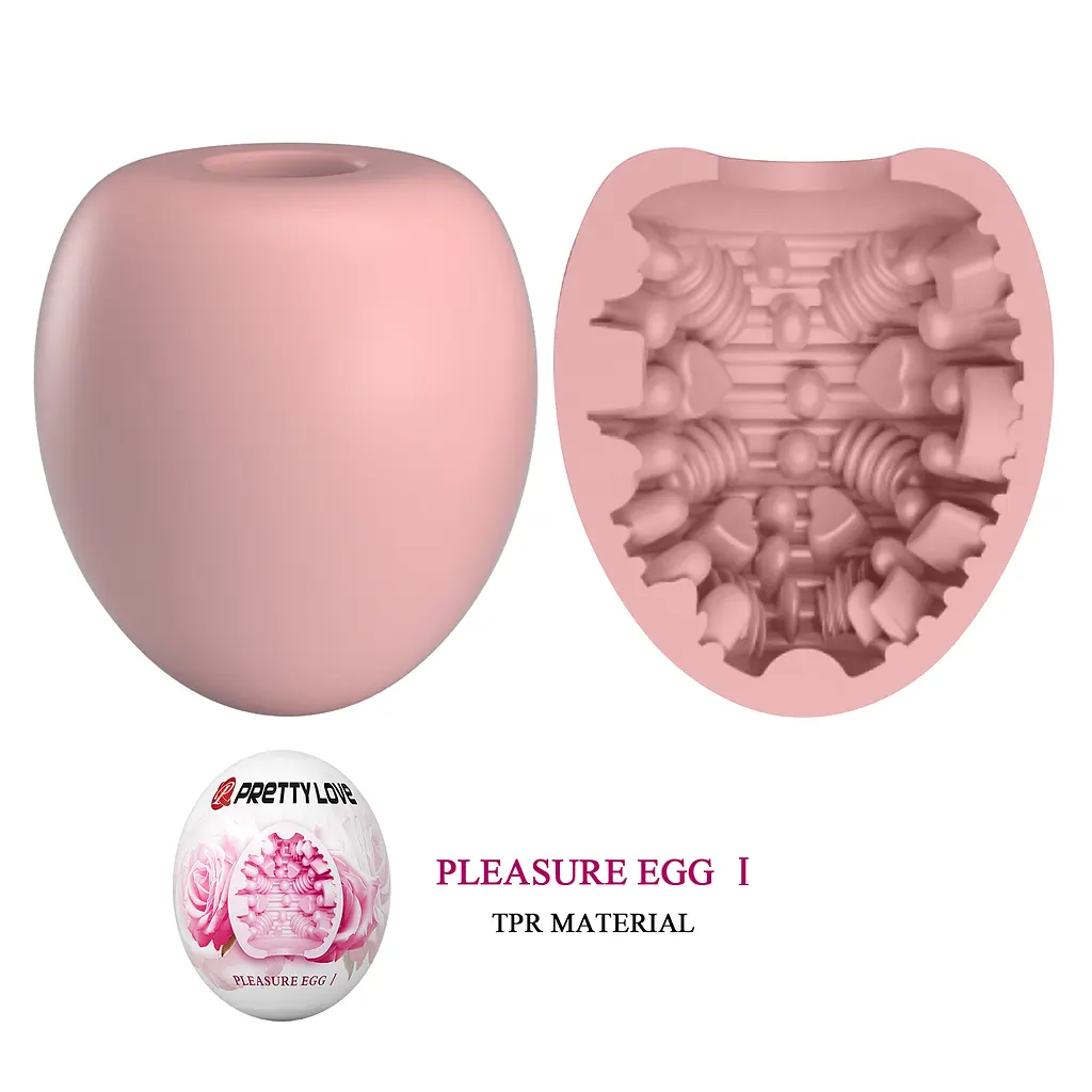 Мастурбатор Pretty Love Pleasure Egg Masturbator Pink - фото 4