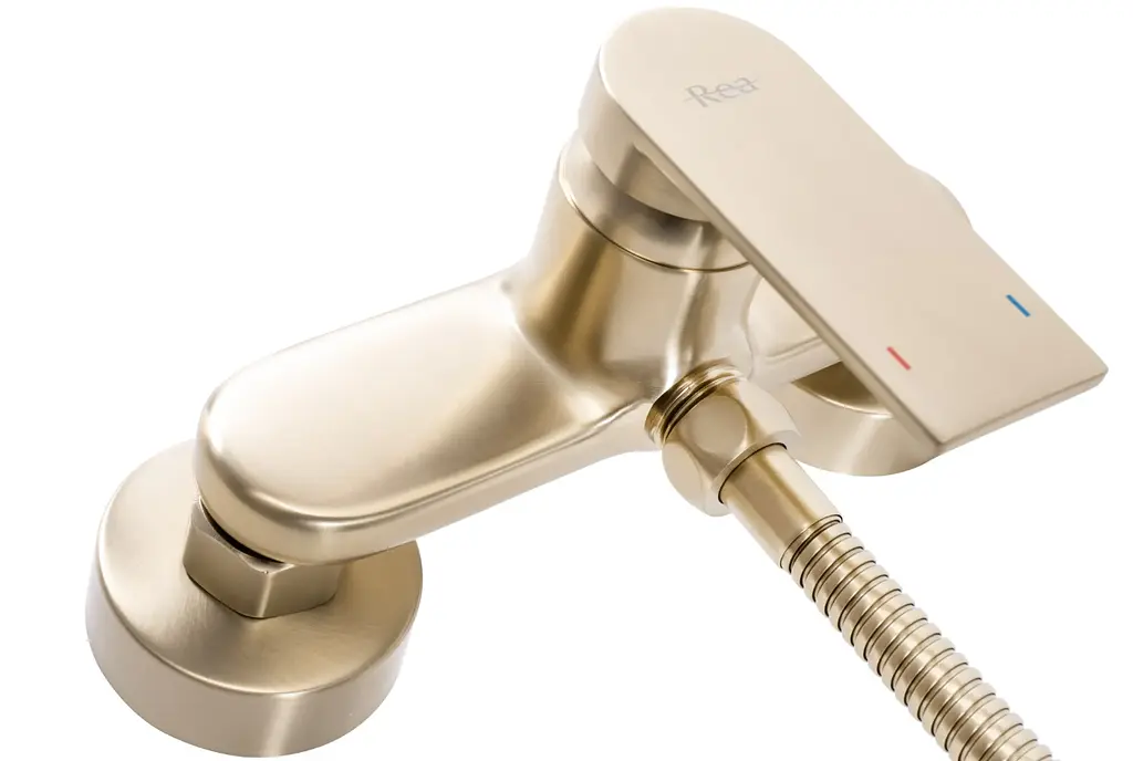Змішувач для душу Rea Verso настінний brushed gold REA-B6566, Золотий - фото 4