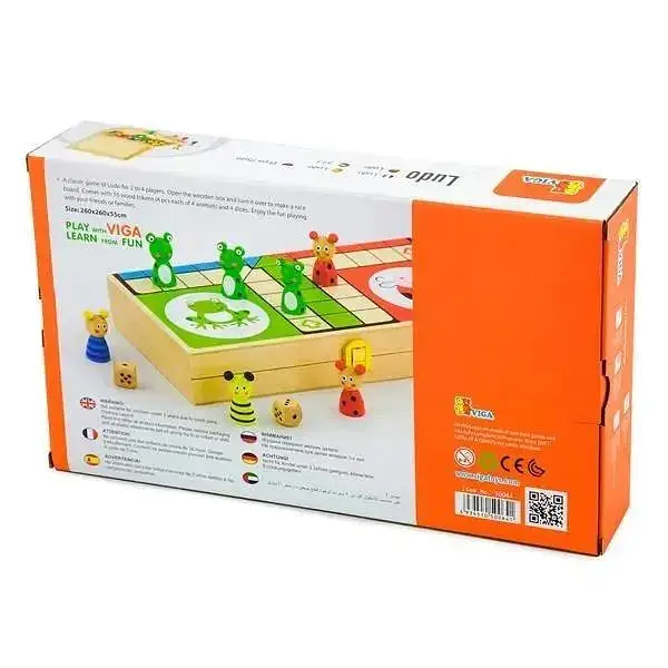 Настільна гра Viga Toys дерев'яна 32х5х19 см різнокольорова - фото 3