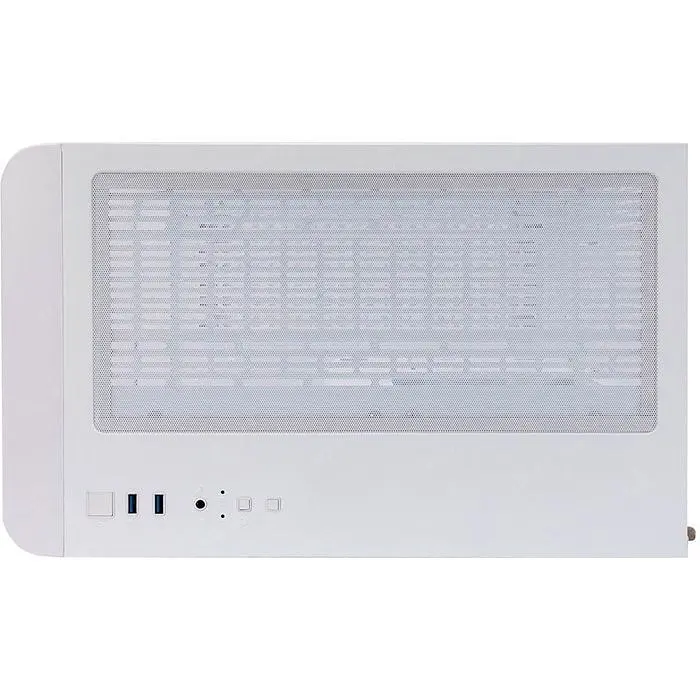 Корпус 1stPlayer UV6, White, без БП, Mini Tower, Micro ATX/Mini ITX, 2xUSB 3.0, макс. CPU – 157 мм/VGA – 400 мм, 3x120 мм ARGB, боковая и передняя панель из закаленного стекла (UV6-WH-2FC7R-W-1FC7-W) - фото 5