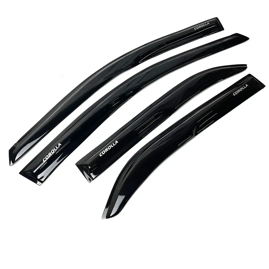 Дефлектори вікон вітровики Acrylic для Toyota Corolla (E140 - E150) 2007-2014 Гнучкі - фото 4