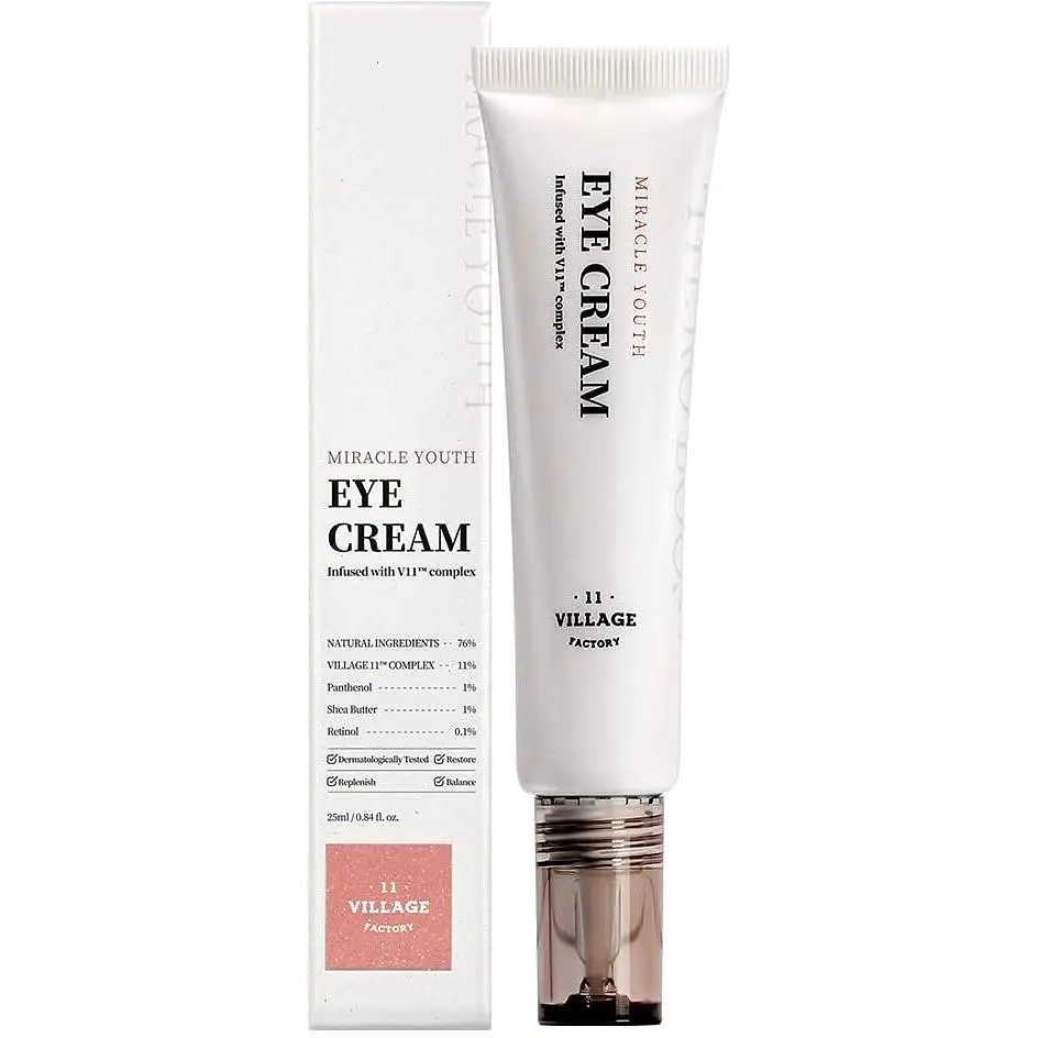 Крем поживний для шкіри навколо очей Village 11 Factory Miracle Youth eye cream з ретинолом, 25 мл - фото 2
