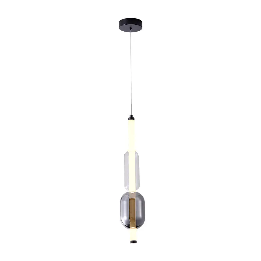 Подвесной светильник LED Levistella 788P39326 BK+SM+AM, 7W, 4000K, Черный металл + смелый металл - фото 2