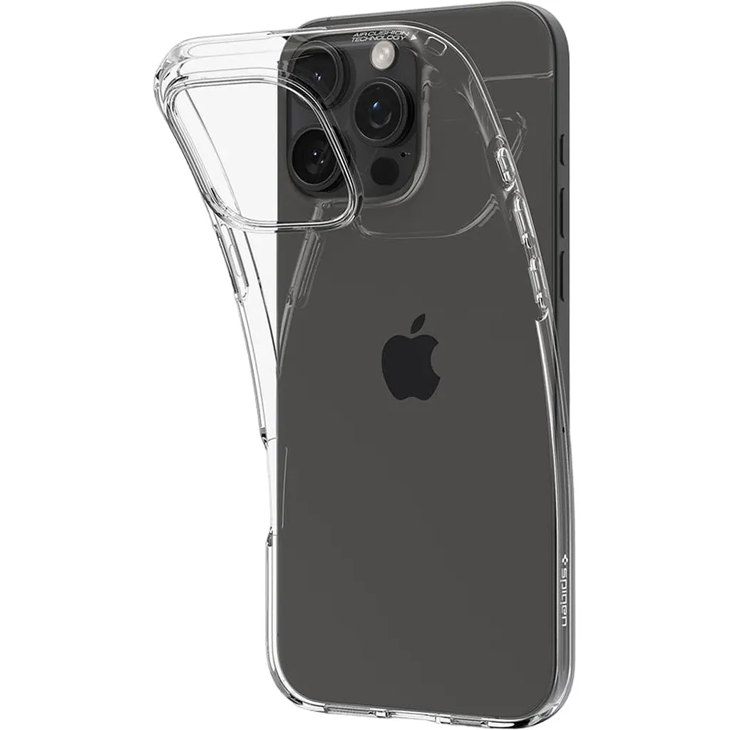 Чохол Spigen Liquid Crystal для Apple iPhone 16 Pro Crystal Clear (ACS08112) [117867] - фото 4