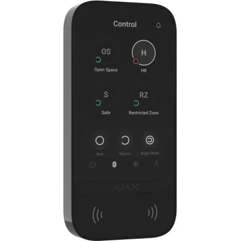 Клавиатура для охранной системы Ajax KeyPad TouchScreen black - фото 10