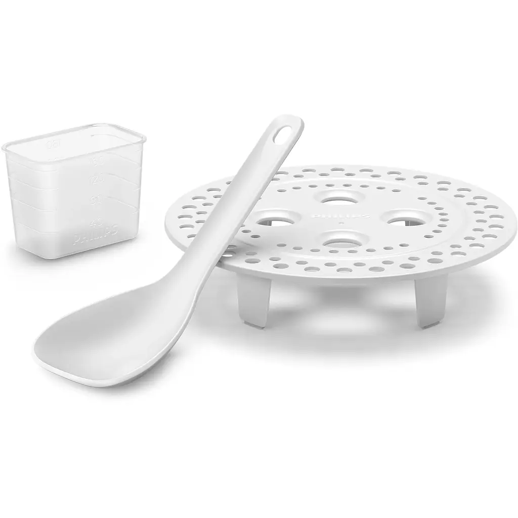 Мультиварка-скороварка Philips All in One Cooker 1000 Вт черная (HD2151/40) - фото 7