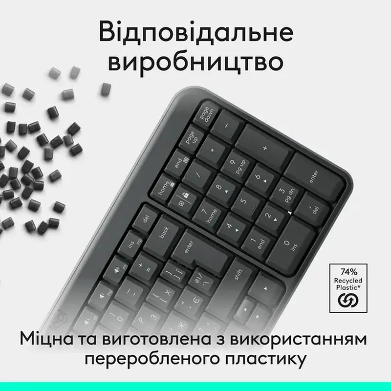 Клавіатура бездротова LOGITECH K250 Wireless 920-013822 - фото 6