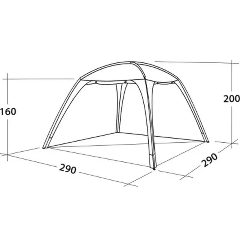 Тент Easy Camp Day Lounge Granite Grey (929596) - фото 10