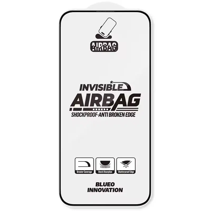 Захисне 3D скло Invisible Airbag для Apple iPhone 14 Pro Max Blueo teh0031828 - фото 2