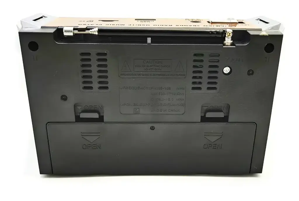 Портативний радіоприймач Golon RX-381/2 USB/SD з LED ліхтарем Gold (1756375738) - фото 5