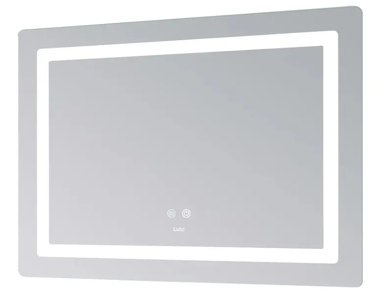 Дзеркало Lidz Kubis (KU2) 900х700 мм з LED-підсвічуванням Touch LD78LF90448452 - фото 4
