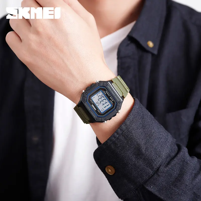 Годинник наручний чоловічий 1496AG Army Green Skmei acs0030718 - фото 3