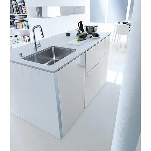 Смеситель для кухни Franke KUBUS PULL OUT SPRAY (115.0529.207) с вытяжным изливом - Нержавеющая сталь - фото 7