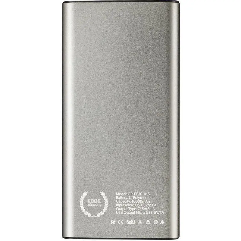 Додаткова батарея Gelius Pro Edge GP-PB10-013 10000mAh Grey - фото 2