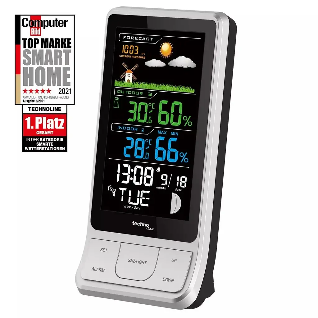 Метеостанція Technoline WS6441 Black/Silver (WS6441) - фото 2