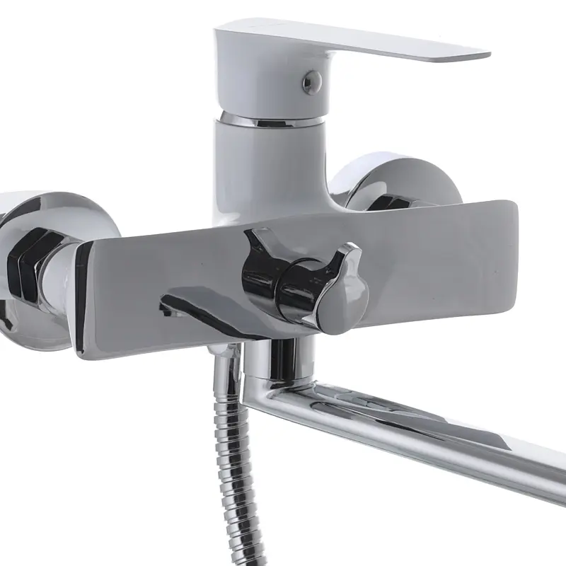 Смеситель для ванны Mixxus Premium Eva 006 Euro white MI5813 Белый матовый - фото 2