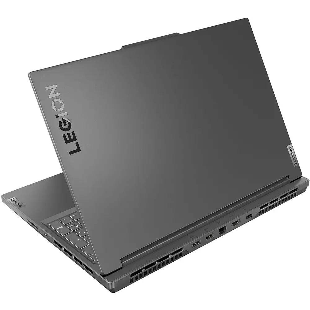 Ноутбук Lenovo Legion Slim 5 16IRH8 (82YA003VRM) Luna Grey / Екран 16 IPS (2560x1600) WQXGA 165 Гц, матовий / Intel Core i7 - 13700H (1.8 - 5.0 ГГц) / RAM 16 ГБ / SSD 512ГБ / nVidia GeForce RTX 4070, 8 ГБ / FREE DOS / без ОС / 2.3 кг / сірий - фото 8