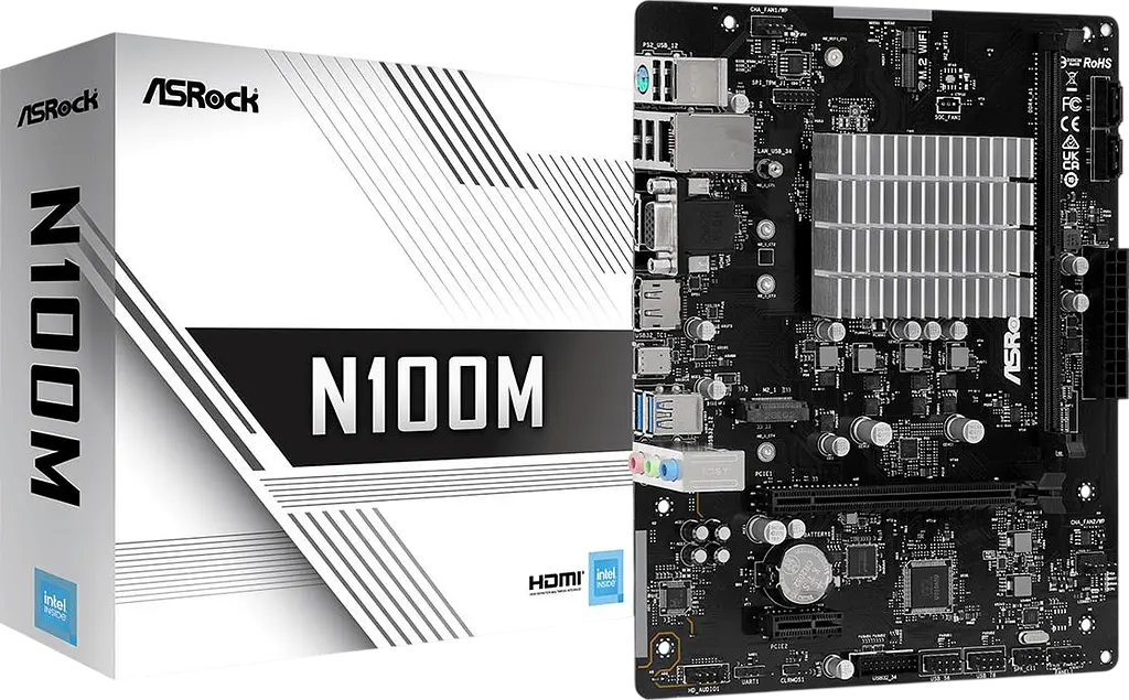 Материнская плата ASRock N100M (N100M)
