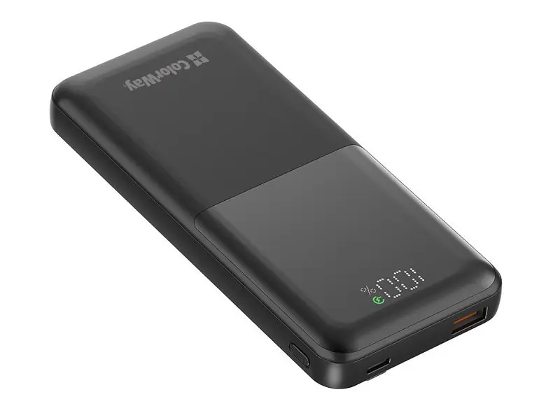 Зовнішній акумулятор (Power Bank) ColorWay 10000mAh Black (CW-PB100LPB3BK-PDD) - фото 3