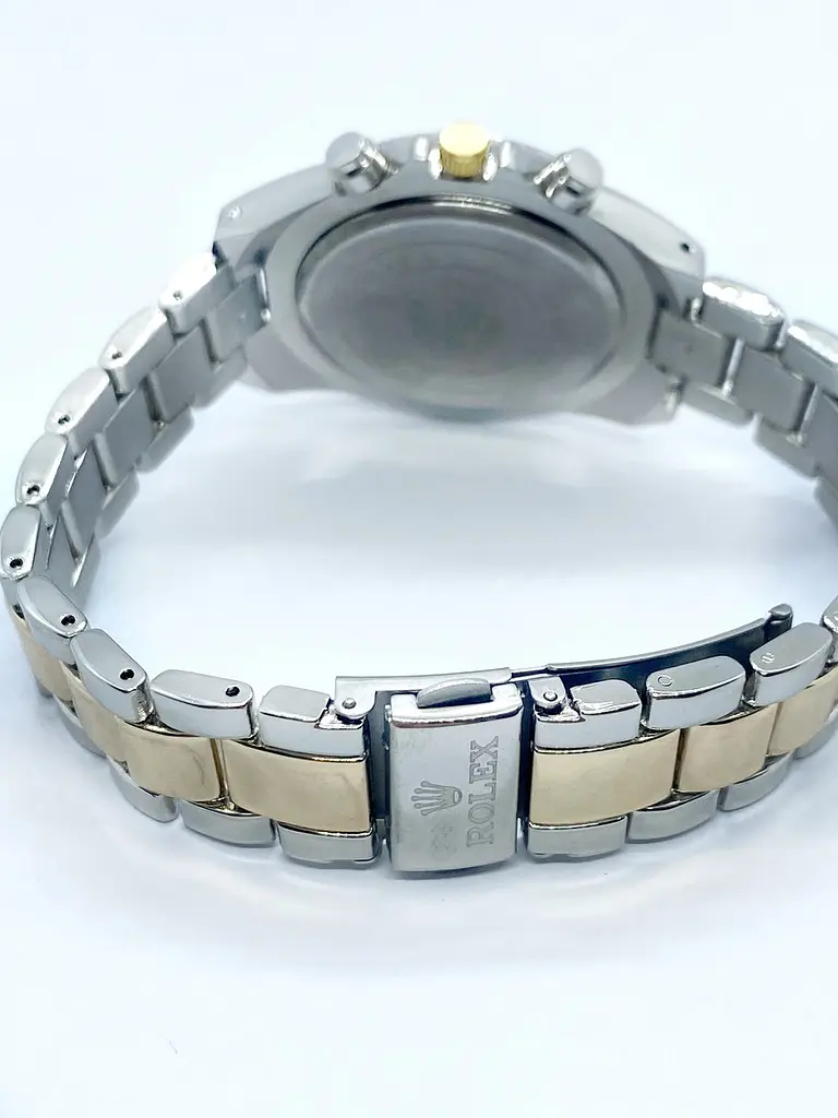 Наручний годинник жіночий No Brand Rolex Золотисто-срібний (IBW900SYO) - фото 3
