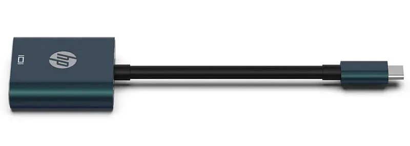 Переходник USB 3.1 Type-C HDMI DHC-CT202 HP черный - фото 6