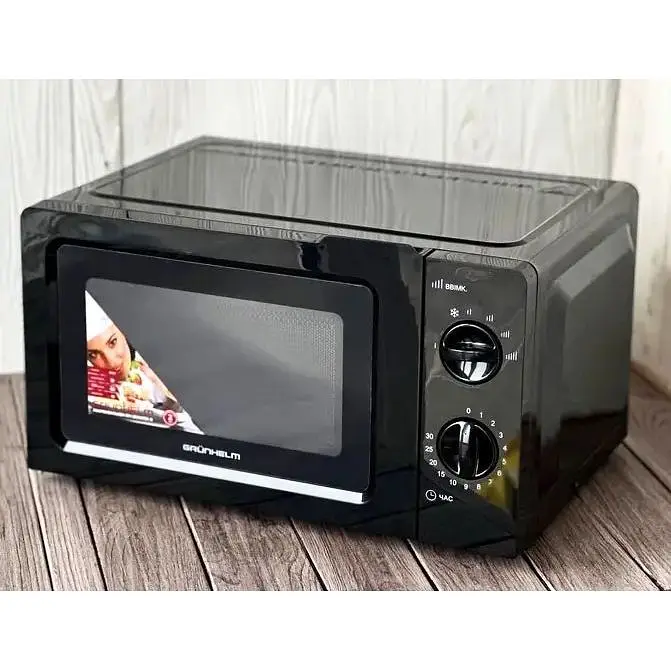 Мікрохвильова піч Grunhelm 20MX701-B 800 Вт чорна - фото 6