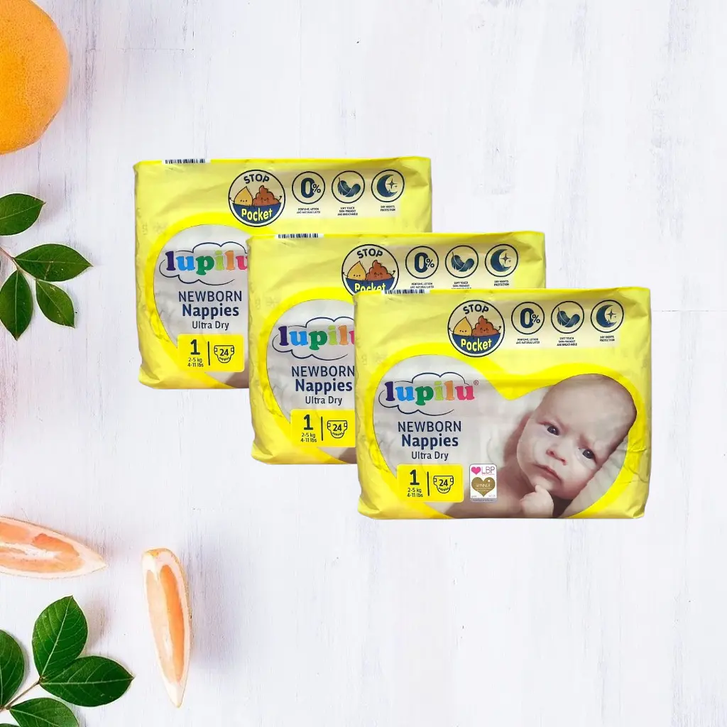Підгузки Lupilu Ultra Dry 1 Newborn 2-5кг 72шт