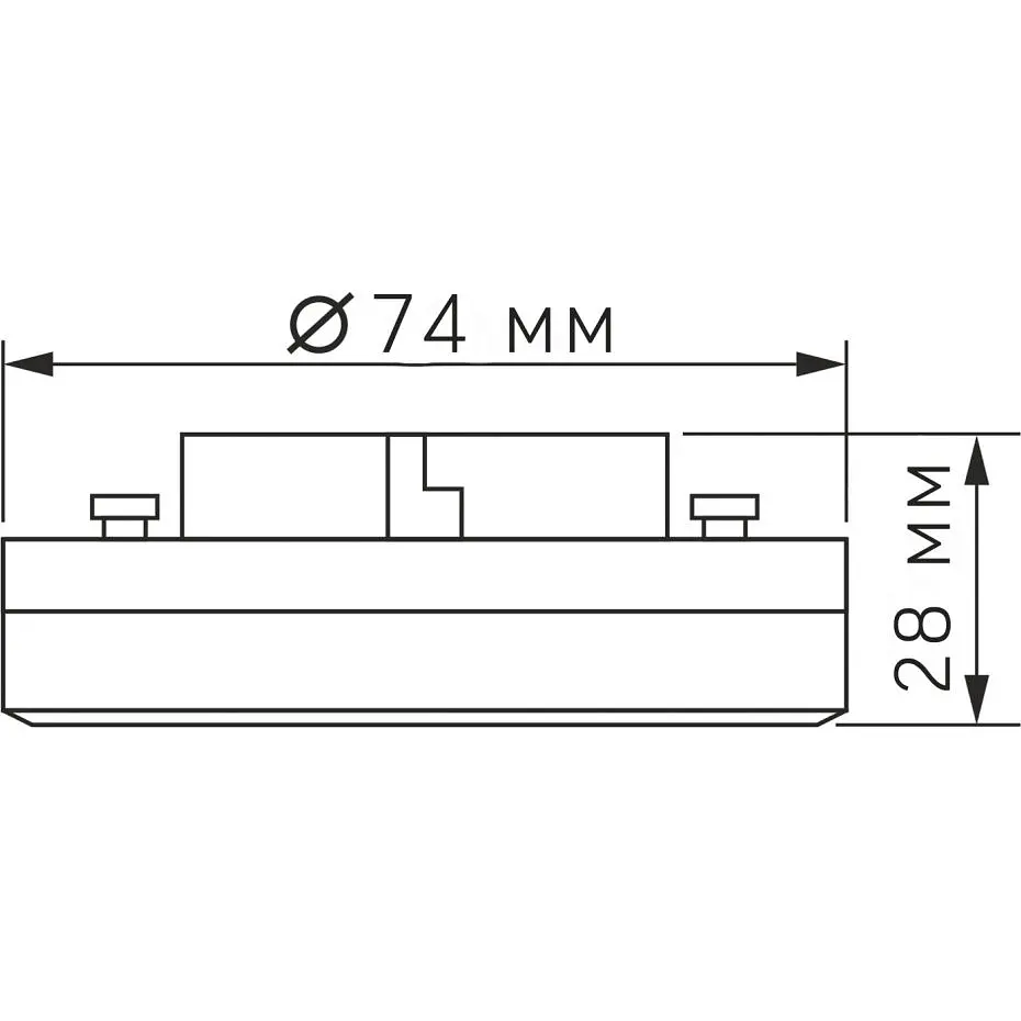 Лампа світлодіодна Videx GX53 12W 3000K (VL-GX53-12533) - фото 6