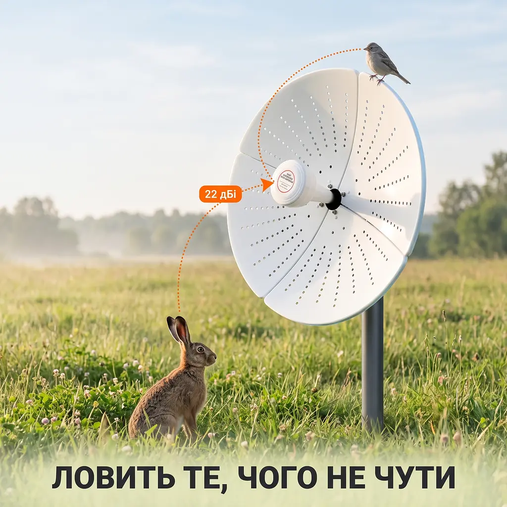 Антена параболічна 4G 5G MIMO SUNCOMM AN-Q26 22 дБі 1710-4200 МГц вулична спрямована - фото 13