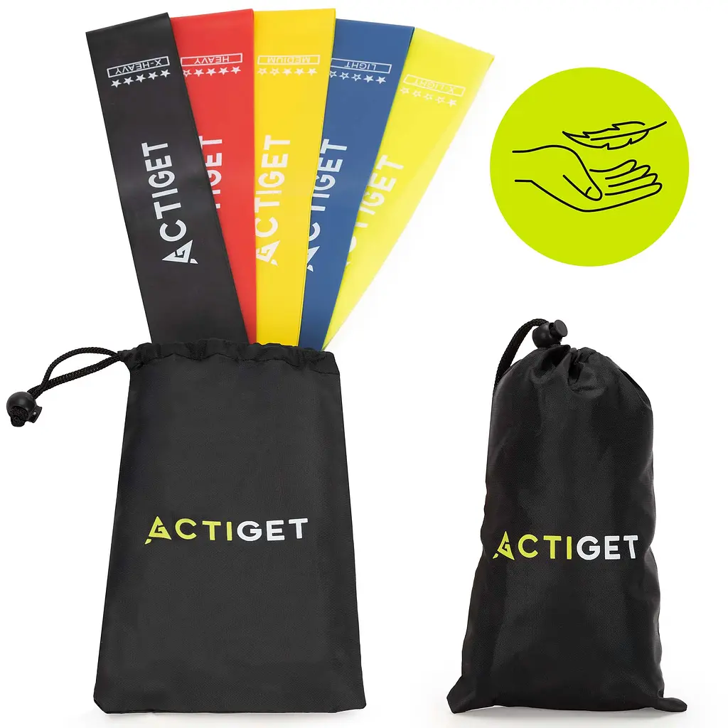 Резинки для фітнесу Actiget Mini Power Band набір 5 шт 1-20 кг ACT0104 - фото 6