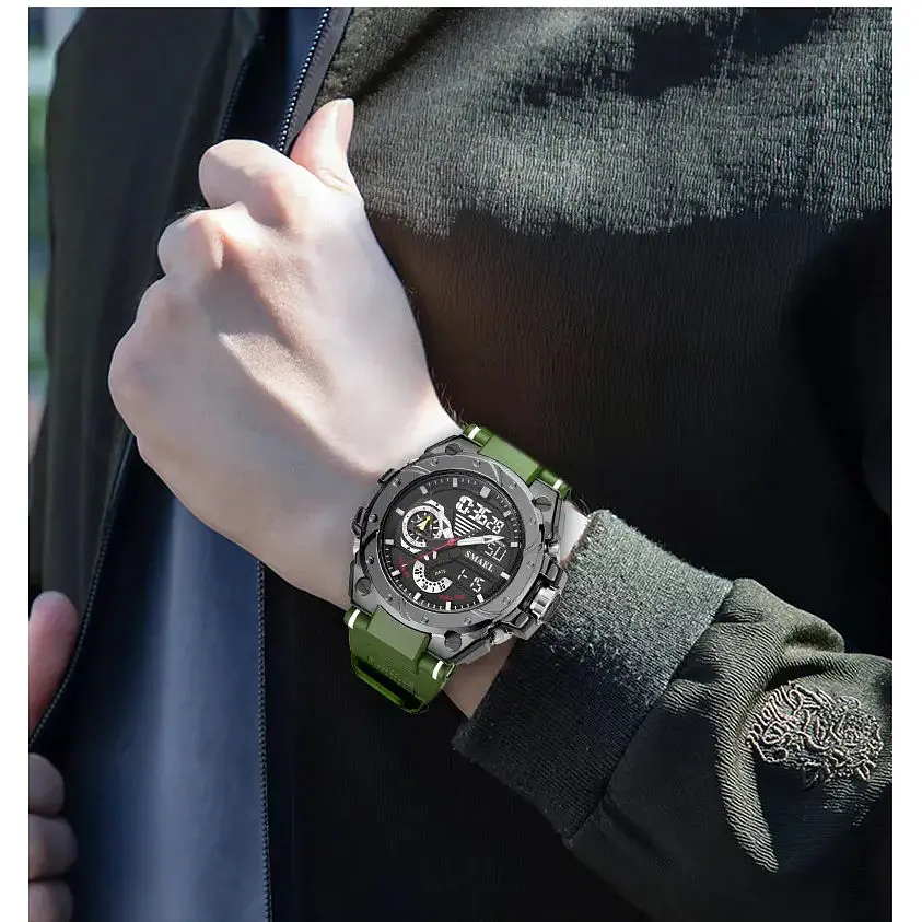 Годинник наручний Smael 8079 Army Green (16677) - фото 2