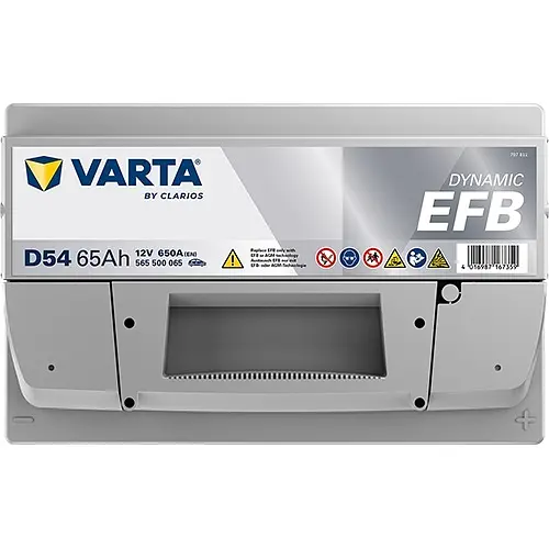 Акумулятор Varta Dynamic EFB 12В 65Аг 650А (EN) R+ (565500065) - фото 5