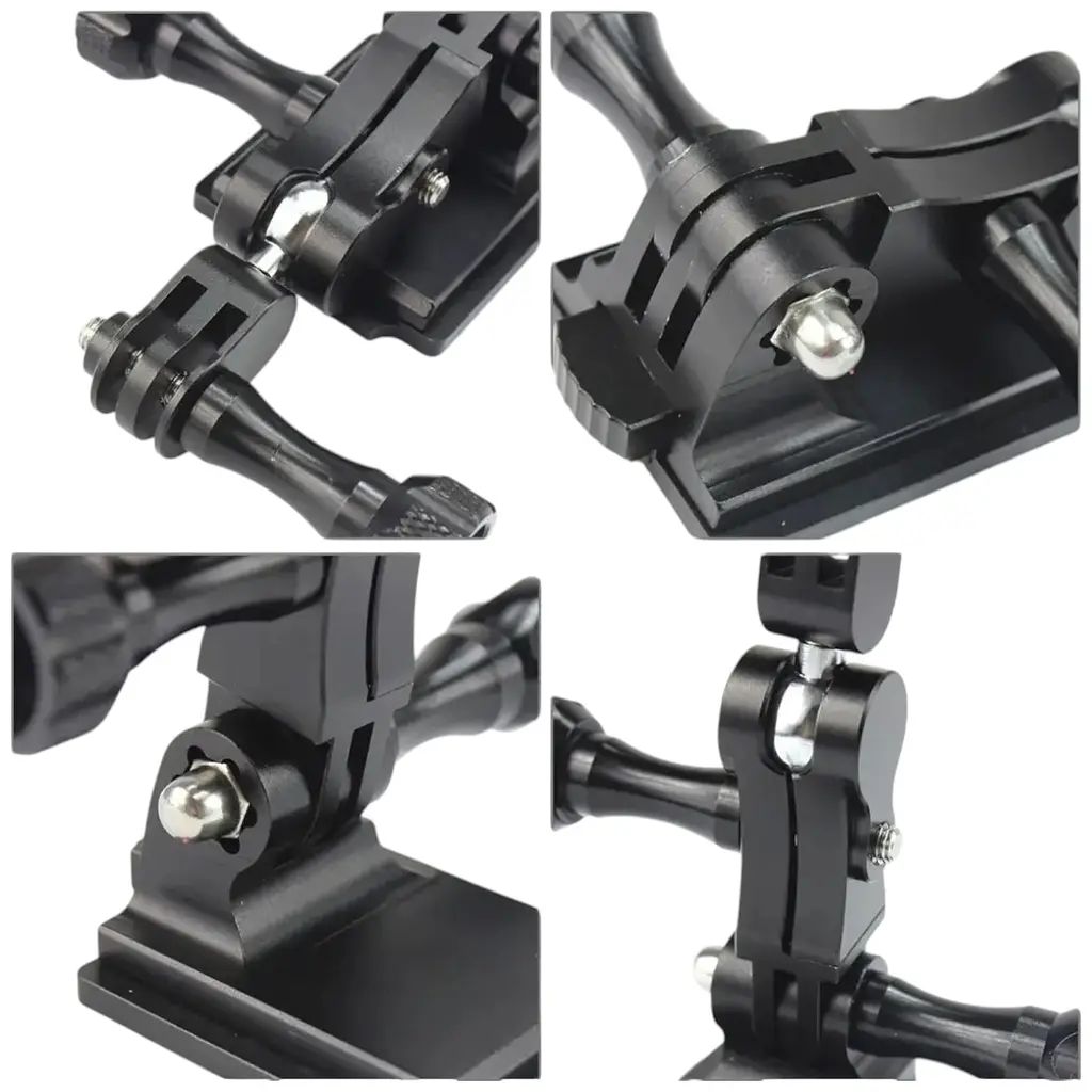 Універсальний адаптер Primo NVG на шолом, металеве кріплення з шарніром для екшн-камер - фото 6
