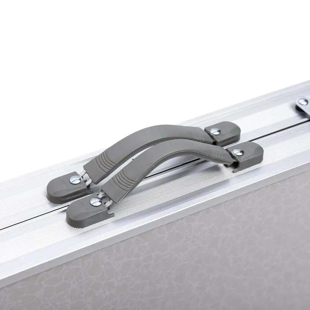 Набор мебели для пикника Lugi JY-12061W усиленный стол и 4 стула 120х70х75/65/55 см белый - фото 5