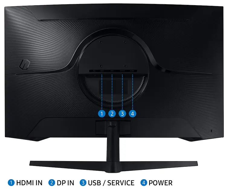 Монітор Samsung 32" LS32CG550EIXUA teh0022190 - фото 8