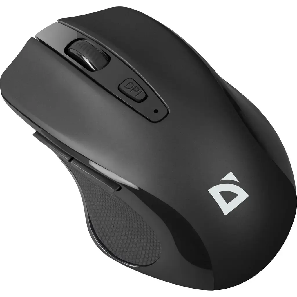 Комп'ютерна мишка Defender Prime MB-053 бездротова 6 кн. до 1600 dpi безшумна чорна (52053) - фото 4