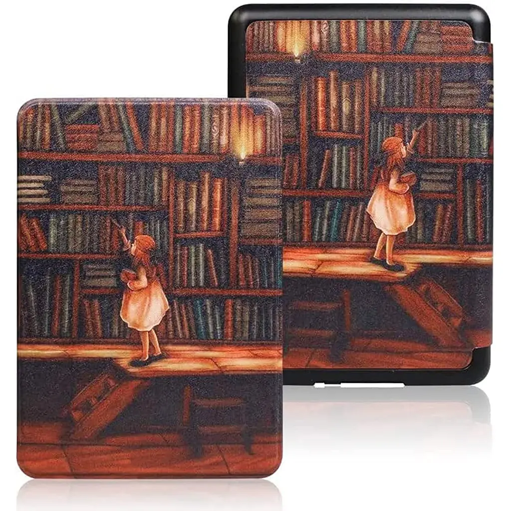 Чохол до електронної книги BeCover Smart Case Amazon Kindle Paperwhite 12th Gen. 2024 7"/Colorsoft (2024) Library Girl (712856) - фото 6