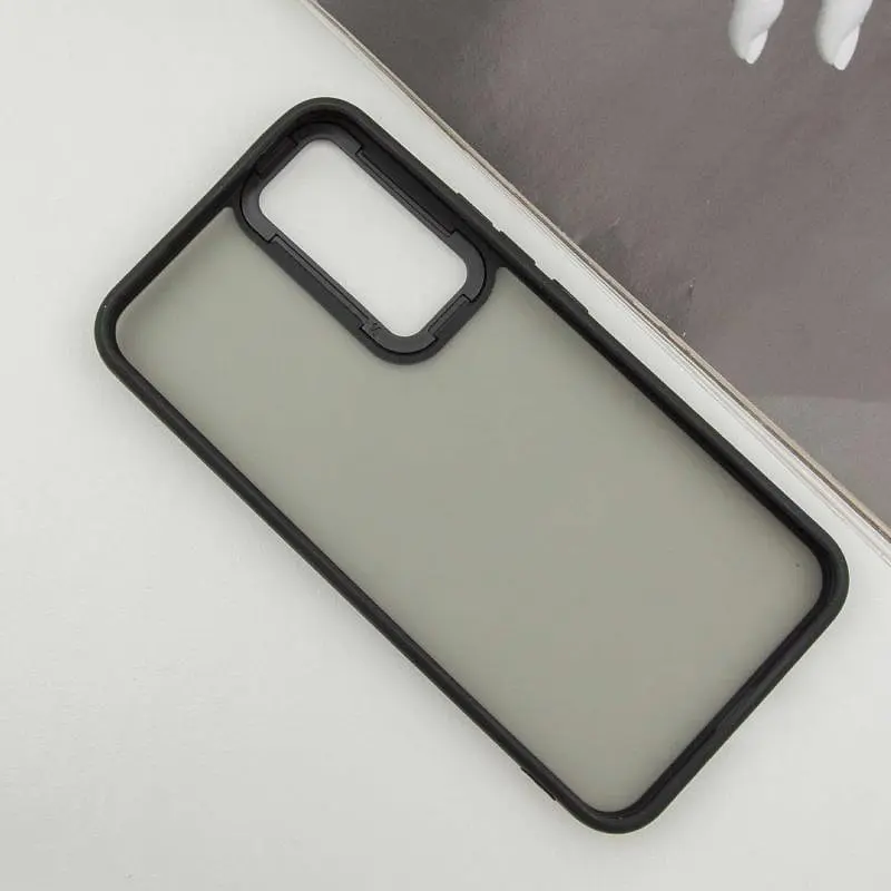 Чохол TPU+PC Lyon Frosted для Samsung Galaxy S25 FE Black - фото 3