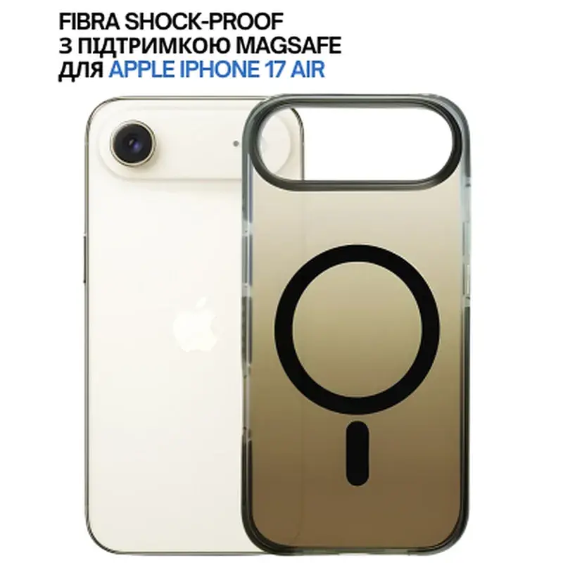 Чохол до мобільного телефона BeCover FIBRA Shock-Proof MagSafe Apple iPhone 17 Air Clay (715452) - фото 4