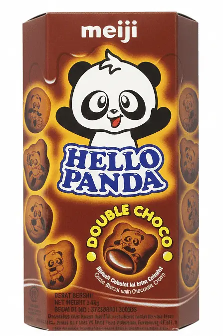 Шоколадне печиво Meiji Hello Panda Double Choco 42г
