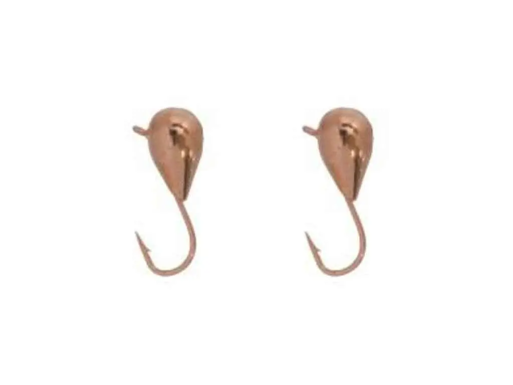 Мормишка FISHING ROI вольфрам Крапля з вушком 3мм 0,48г copper