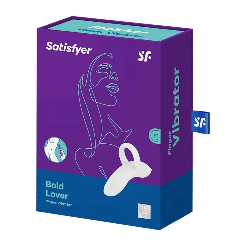 Вибратор на палец Satisfyer Bold Lover 9.3 см белый - фото 4