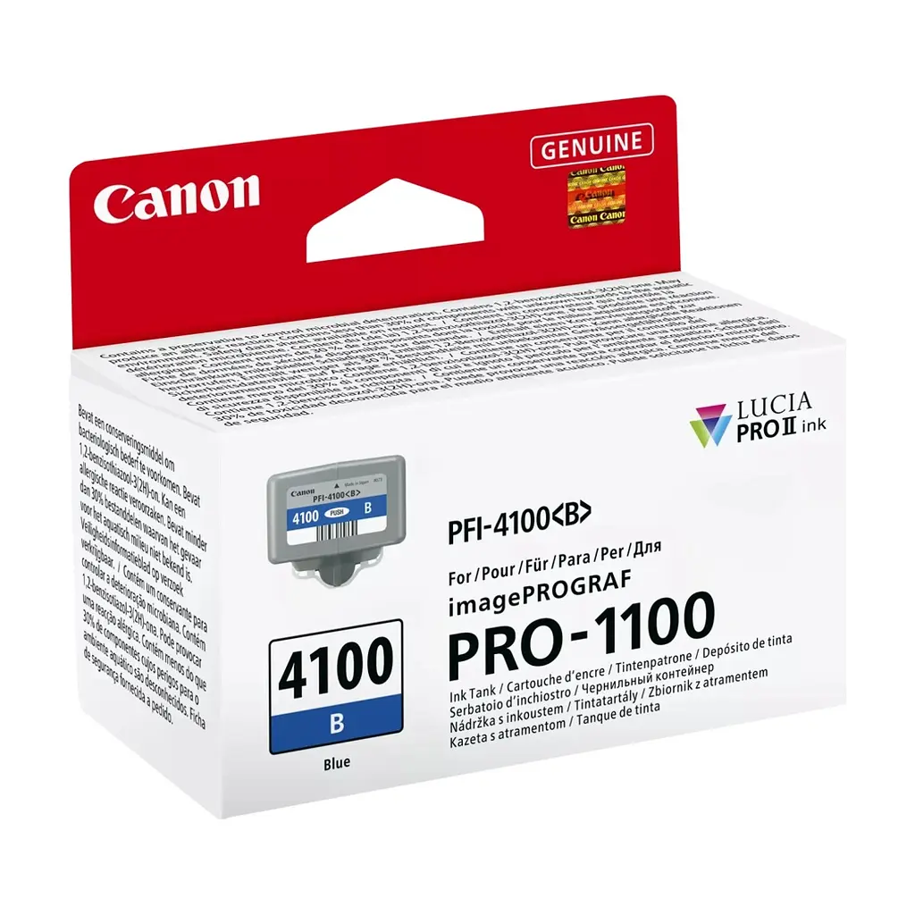 Картридж Canon PFI-4100 Blue (6786C001) - фото 2
