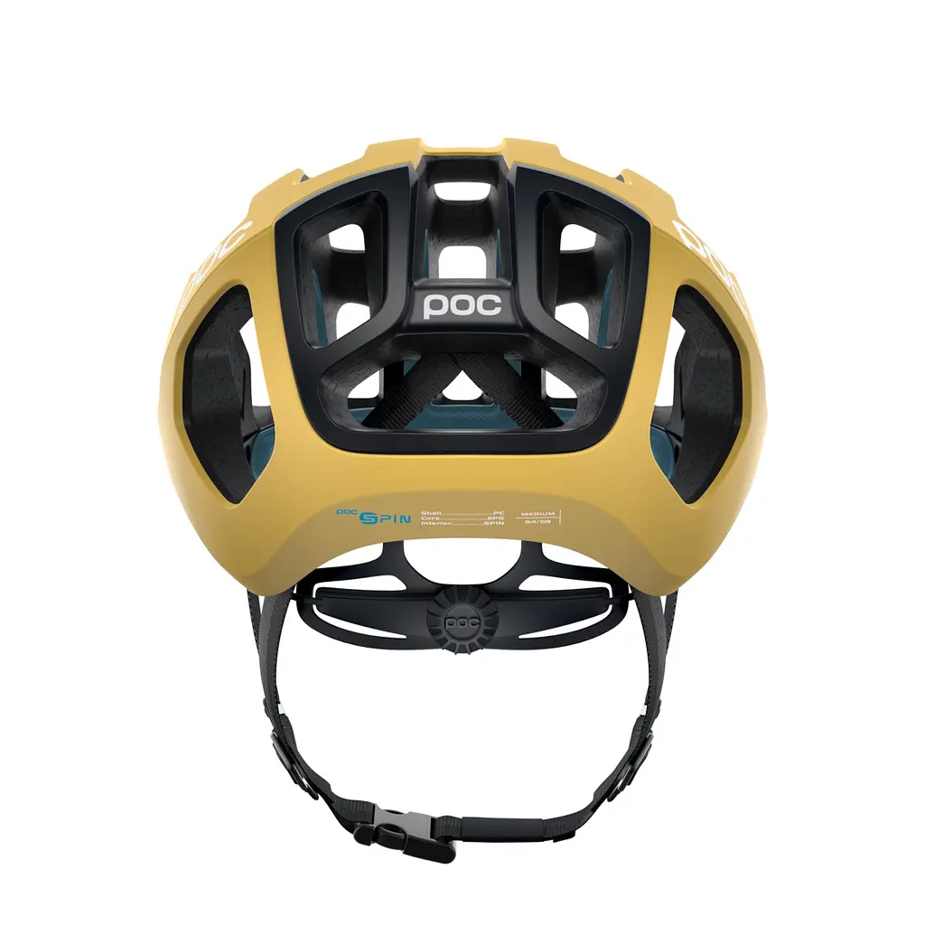 Велошлем POC Ventral Air Spin S Світло-жовтий - фото 3
