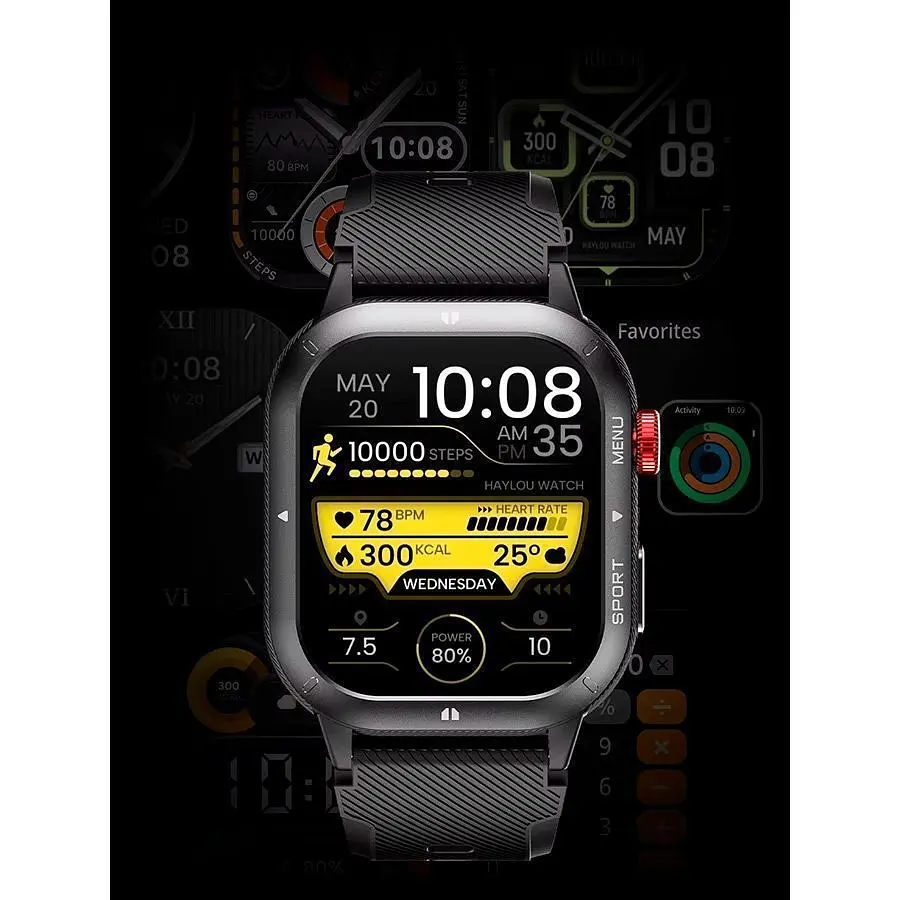Смарт-годинник Haylou Iron Neo LS28 Black [139805] - фото 8