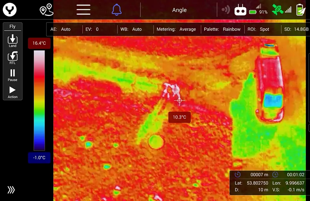 Yuneec Камера E20Tvx інфрачервона для дрону H520E - фото 3