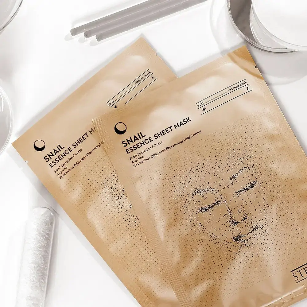 Тканинна маска-есенція для обличчя Steblanc Snail Essence Sheet Mask з муцином равлика, 25 г - фото 2