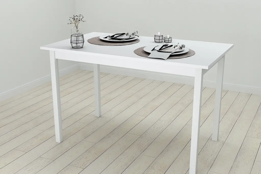 Стіл кухонний Ferrum-decor Маріо 75x120x70 Білий ДСП Білий 16мм (FRD-106198) - фото 9