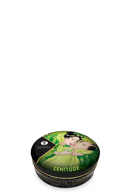 Масажна свічка Shunga Massage Candle з ароматом зеленого чаю, 30 мл - фото 2